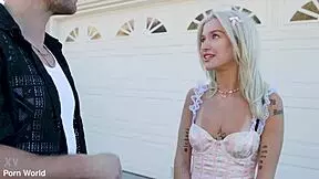 slutty little emma rosie lures her hung neighbor to drill her tight holes