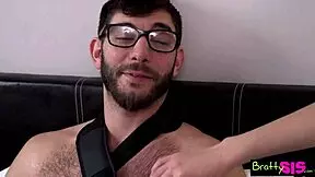 stepsister's hot friend rides my big cock post-cleanup taboo style