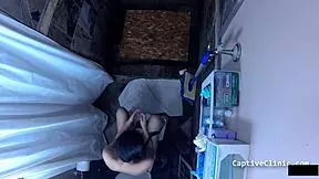 i'm shaking spreading my shaved asian pussy for toys and deepthroat on this cock in latex gloves backstage deviance...