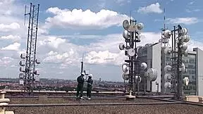 Charming brunette takes black and white cocks double penetrating her in wild threesome ride