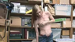 skinny redhead teen shoplifter fucked by cop