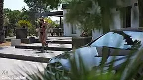 👅 wet lesbian car wash with toys and licks outside 🚗