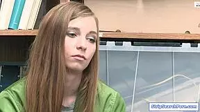 skinny redhead teen shoplifter fucked by cop