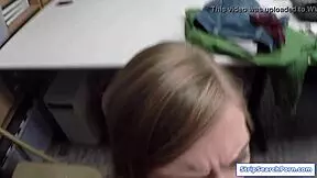 skinny redhead teen shoplifter fucked by cop