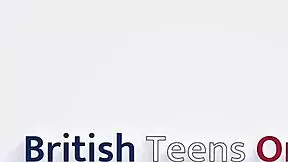 innocent looking british teen slurps cum but craves more facials