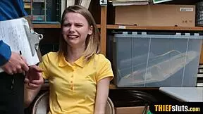 ever wonder how this tiny russian thief takes officer's humiliation deep?