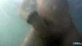 i'm gettin fucked doggy on nudist beach by tourist stud!!