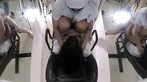 imagine your cute busty college girlfriend's natural tits bouncing hard after class fuck session