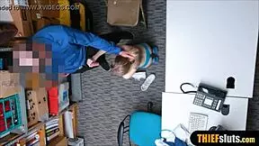 ever wonder how this tiny russian thief takes officer's humiliation deep?