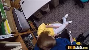 ever wonder how this tiny russian thief takes officer's humiliation deep?