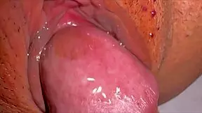 amateur japanese wife licks shaved pink pussy closeup 338 days post virginity loss wet cunilingus