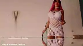 Hey, ever seen a young girl take old man's cock deep in her ass?