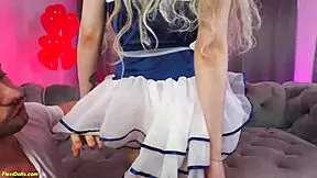 skinny gymnast flexi doll legs stretched choking gagging deepthroat extreme rough anal destroyed cum ass!