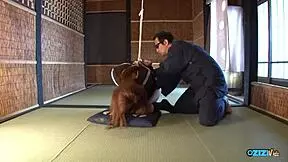 innocent uniform teen hogtied for deepthroat bondage creampie fuck 😱🔗