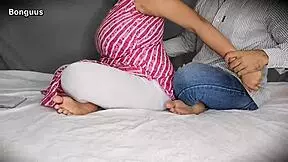 Stepdaughter finally fucks stepdad first time ever, bent over dripping wet! 🔥🍑💦