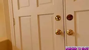 Ughh, licensed to blow? Carmen treasures my cock in her big tits audition 😩🍆💦