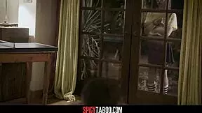 Cheating Brunette Girlfriend Rides Older Man's Cock Doggystyle and Cowgirl