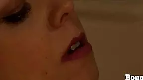 Lesbian Slave Orgasms Moaning from Strapon Madame?