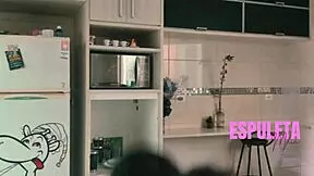 morena begs to cum with you over breakfast coffee