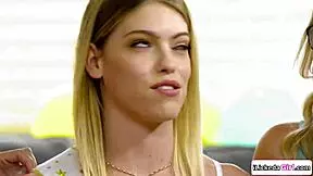 Big Tits Lesbian Stepmoms Tongue Teen Pussy Hard?