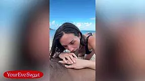 Public beach sex happened I rode that lifeguard BBC right in the sand moaning loud