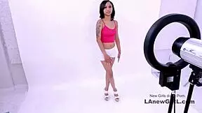 i fuckd this petite brunette teen so hard at her modeling audition