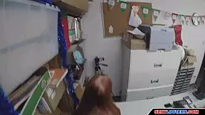 hey burglar babe, wanna redeem that redhead teen in the shop?