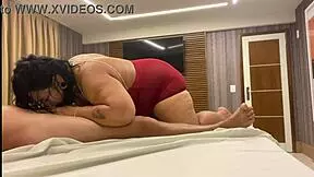 Novinho Pounds Gordinha's Fat Ass All Night Long In Brazilian Christmas Fuck Fest