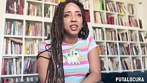 la bellísima mulata luna blackx le chupa la verga a torbe deepthroat doggystyle cowgirl cum in mouth post entrevista!