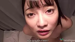 shy japanese teacher nana okamoto moans loud bent over in first time doggystyle