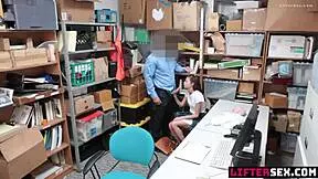 LP Officer Rips Clothes Off Bent-Over Burglar