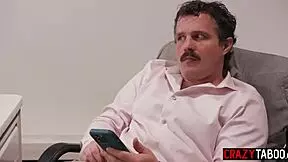 Petite Blonde Haley Spades Takes Double Penetration Gangbang in Classroom