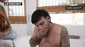 mature redhead sophia moans loud as 18yo stepson drills her deep doggystyle riding his monster cock in hd