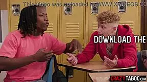 Petite Blonde Haley Spades Takes Double Penetration Gangbang in Classroom