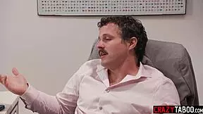 Petite Blonde Haley Spades Takes Double Penetration Gangbang in Classroom