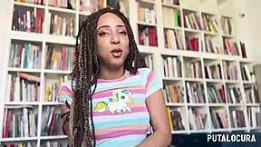 la bellísima mulata luna blackx le chupa la verga a torbe deepthroat doggystyle cowgirl cum in mouth post entrevista!