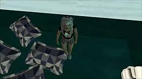 Watch this cute teen lesbian squirt orgasms outdoors in public—how risky!