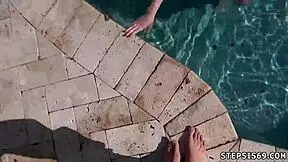 Teen Girls Crave Duddy Boss's Taboo Braces Anal Threesome