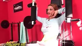 Blonde Teen Gangbanged and Pissed on by Dirty Gym Workers!