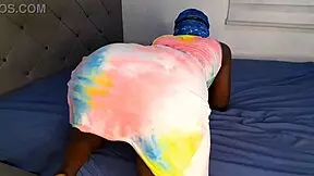 Ebony hottie you want this big ass bouncing on monster cock now?