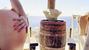 two milfs moan as i pound their asses beachside pov creampie