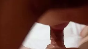 TEEN MOANS as CUM floods her mouth after deep BLOWJOB!