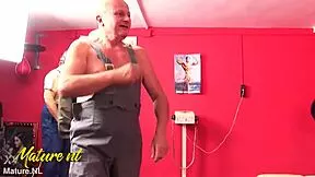 Blonde Teen Gangbanged and Pissed on by Dirty Gym Workers!