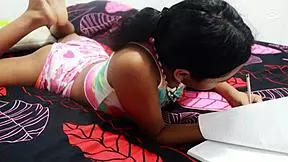 your colombian stepsis comes home from school begging homework help but really wants doggystyle pounding right?