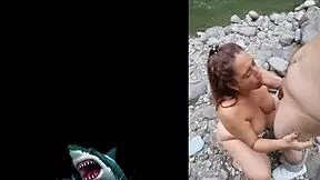 Hey check out this Venezuelan stepmom fucking raw by the river