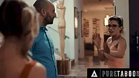 Coach Cory Chase calls petite cheerleader to fuck her pervert husband now!