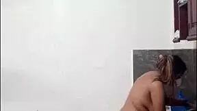 you love watching this curvy latina dildo her fat ass kitchen?