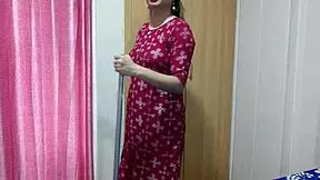 Desi Sali Begs Jija for Hardcore Pounding with Dirty Hindi Talk