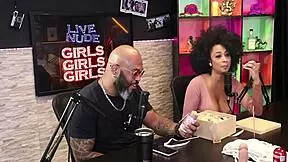 Reh Queen Delivers Tantric Massage Orgasms in Sheer Red Casting Part 1