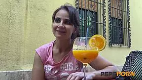 Lina's amateur casting turns into rough double penetration outdoor fuck